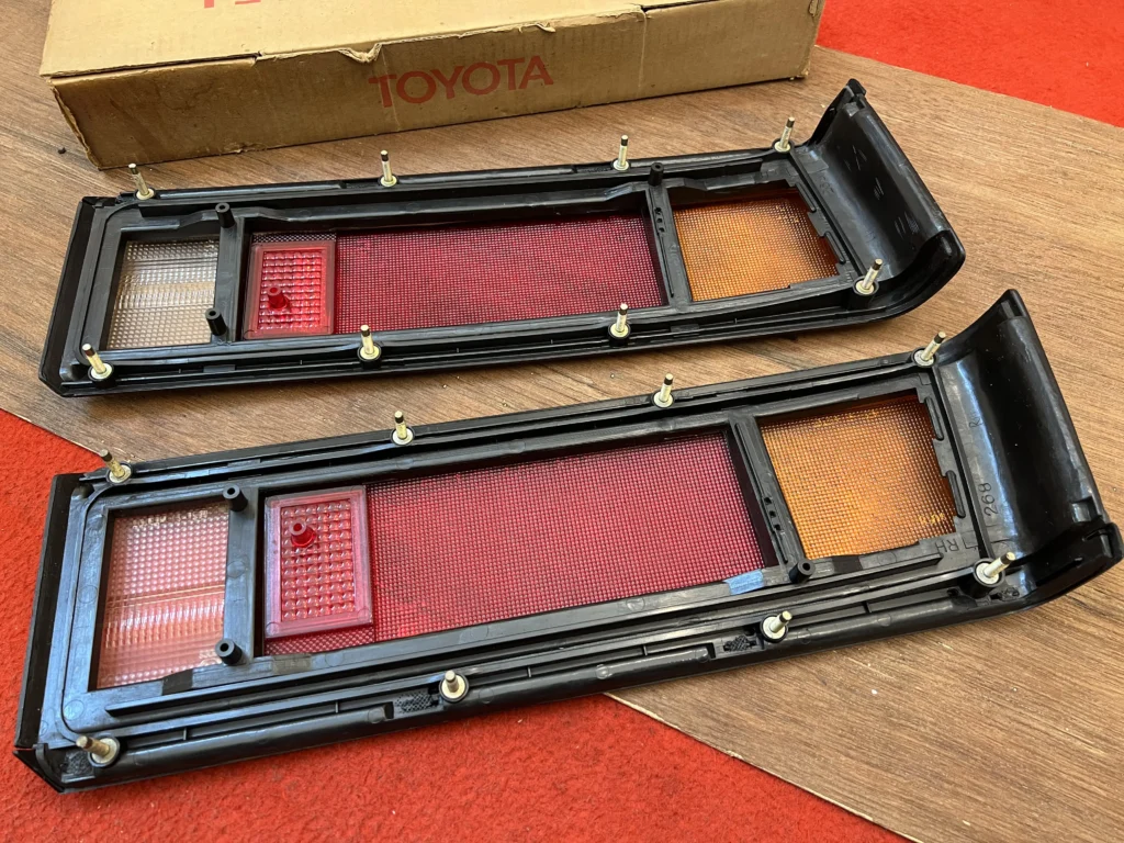 Corolla 1980 1981 NOS OEM Tail Light Lenses (1)