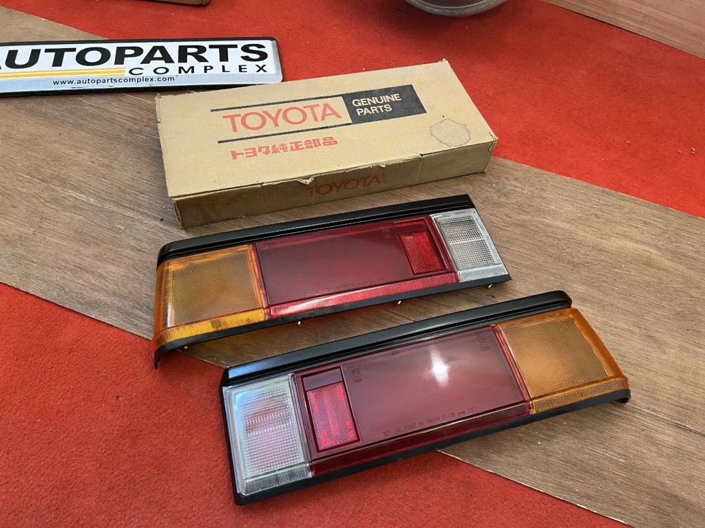 Corolla 1980 1981 NOS OEM Tail Light Lenses (2)