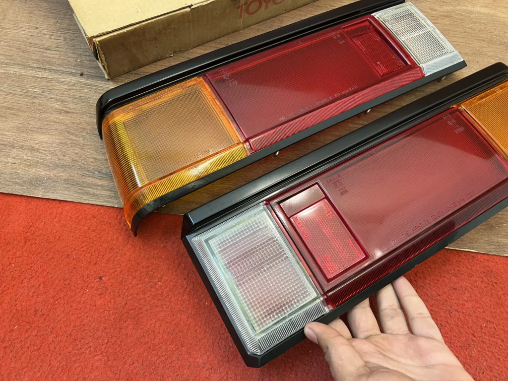 Corolla 1980 1981 NOS OEM Tail Light Lenses (3)