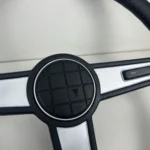Hilux Pickup 1979 - 1983 3 spokes steering wheel leather stitched (9)