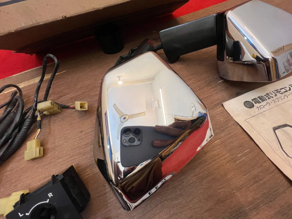 NOS OEM JDM Chrome fender mirrors (4)