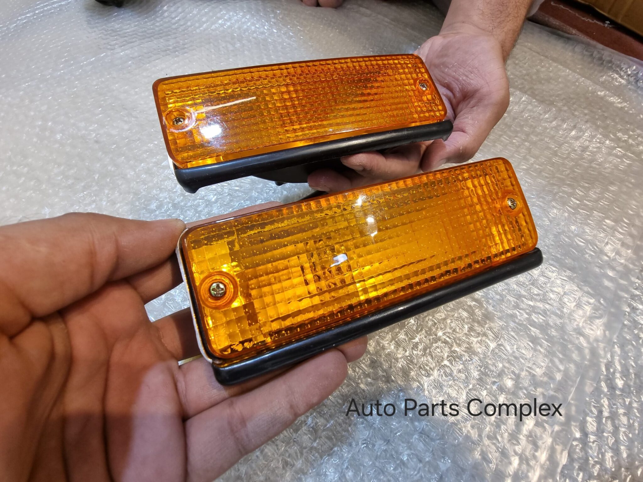 Front Indicator Decal Corolla 1982 1983 metal front bumper indicators - Autoparts Complex