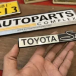 Starlet kp60 kp61 trunk lid badge (3)