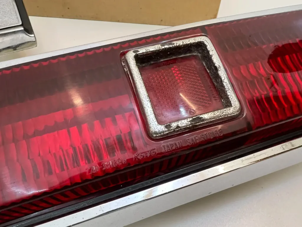 Toyota Corona 1969 RT40 RT4# tail lights pair OEM (9)