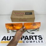 Corona RT40 1968 1969 front bumper indicators pair NOS OEM (2)