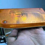 Corona RT40 1968 1969 front bumper indicators pair NOS OEM (6)