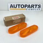 Corolla 1965 - 1969 OEM front bumper indicator lenses (2)