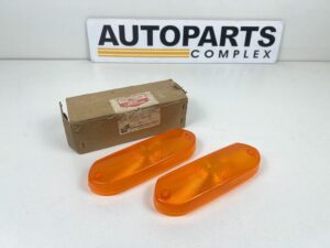 Corolla 1965 - 1969 OEM front bumper indicator lenses (2)