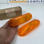 Corolla 1965 - 1969 OEM front bumper indicator lenses (4)