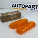 Corolla 1965 - 1969 OEM front bumper indicator lenses (6)