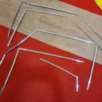 Corolla 1980-83 4-door sedan door pillar chrome trims OEM JDM 4