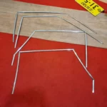 Corolla 1980-83 4-door sedan door pillar chrome trims OEM JDM 6