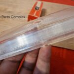 Toyota Corona RT4# 1965 1966 1967 front indicator clear lens (Right side) 1