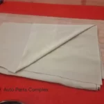 Velvet Headliner Fabric light beige color 1