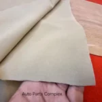 Velvet Headliner Fabric light beige color 2