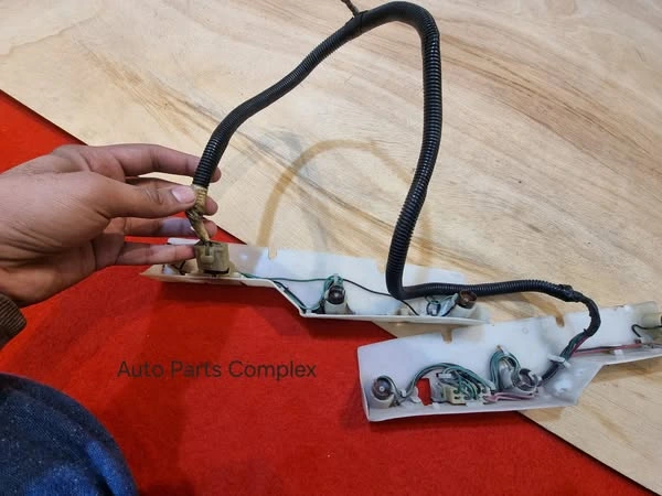 Corolla 1980 1981 tail light bulb colder covers with harness 4