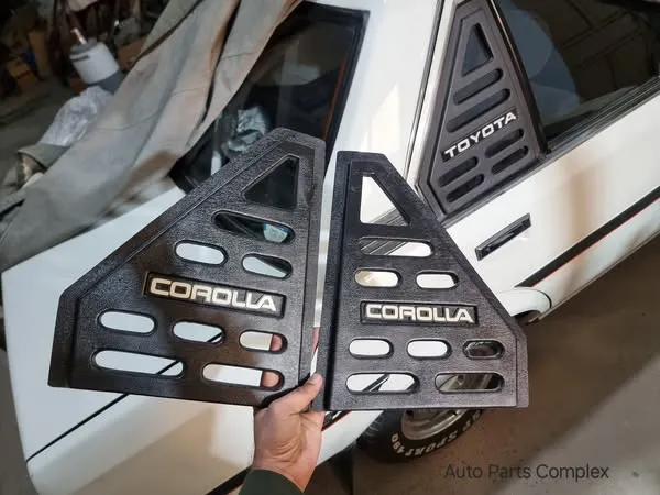 Corolla 1980-83 Sedan quarter window louvers (old stock Taiwan made) 4