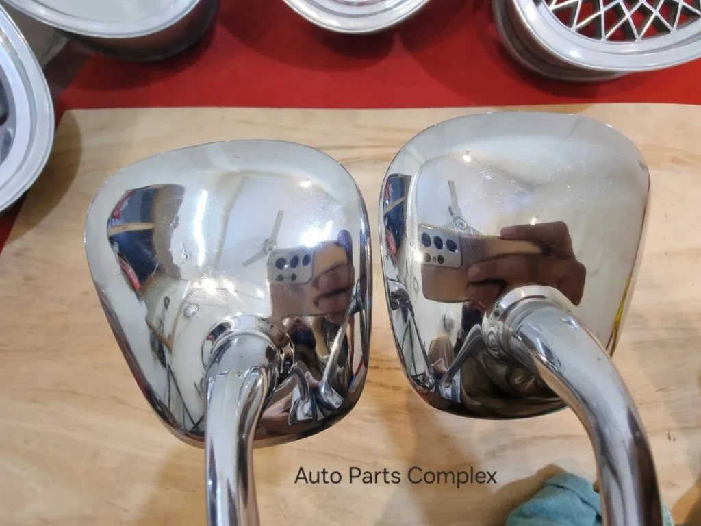 OEM Toyota 1960s 70s fender mirrors in great condition 7
