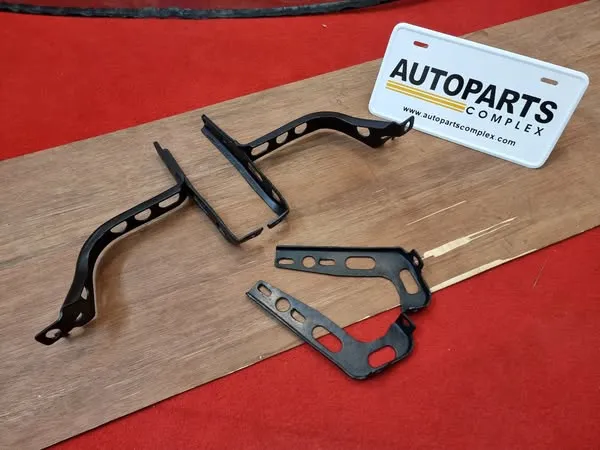 Corolla 1975-79 JDM chrome bumper brackets set1