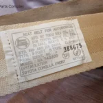 Corolla 1980-83 front sealt belts 6
