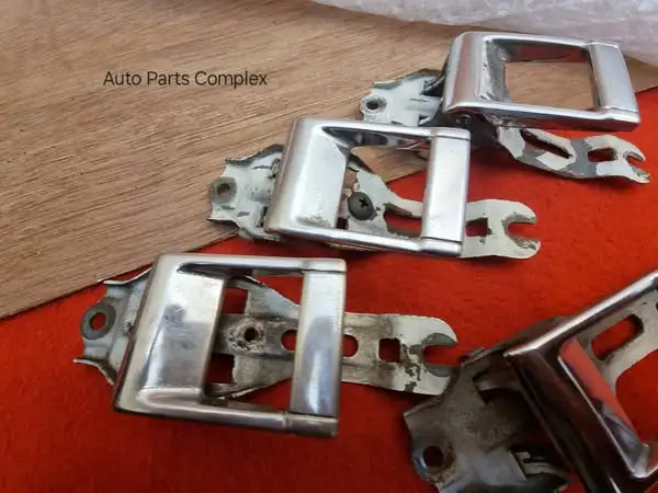 Corolla Ae82 Ae80 Ee80 1984-86 door inside chrome unlock handles 3