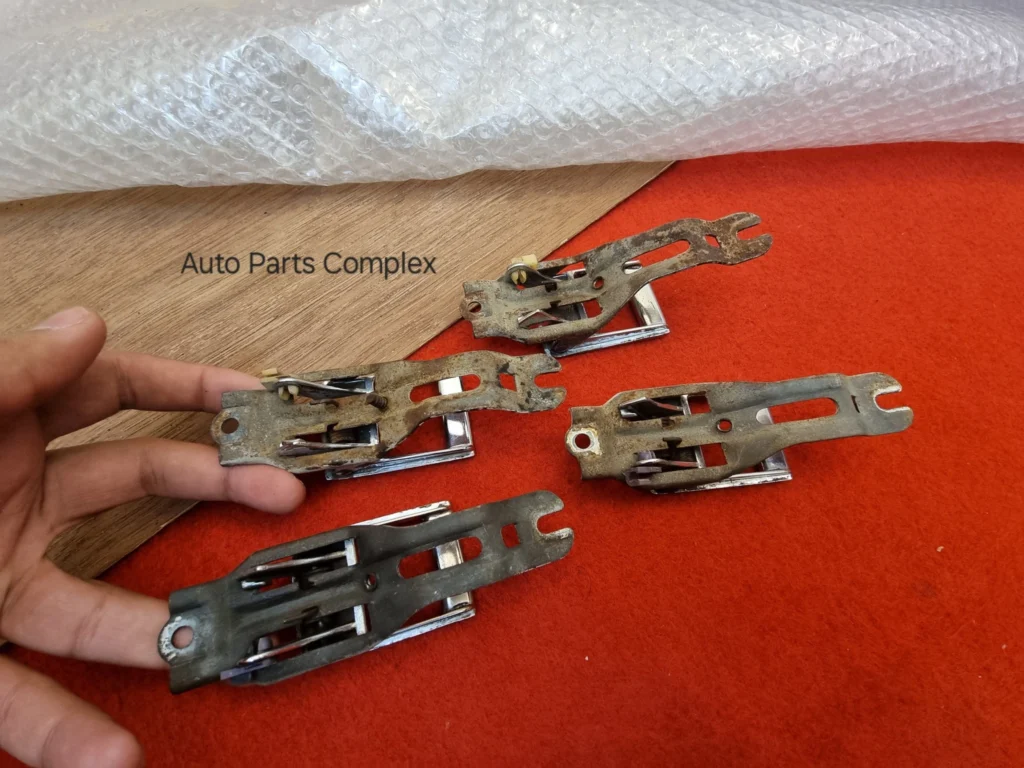 Corolla Ae82 Ae80 Ee80 1984-86 door inside chrome unlock handles 5