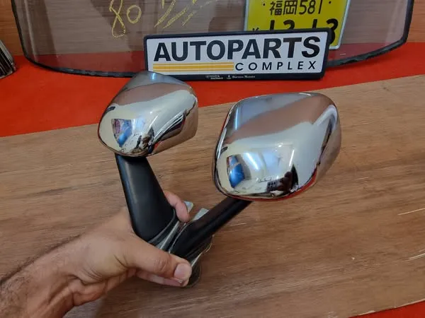 Cressida Mx32 Rx30 Mx41 JDM chrome fender mirrors 3