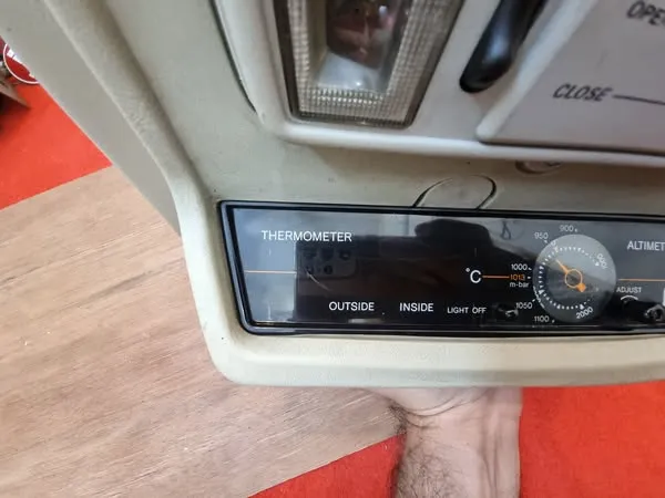 HJ60 FJ60 BJ60 Bj61 Landcruiser JDM Roof Console Inclinometer5