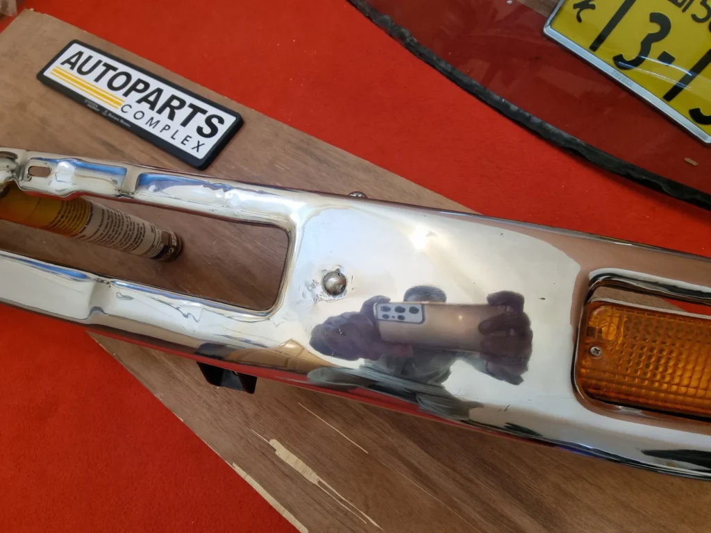 Hilux pickup 1979 1980 1981 4WD chrome front bumper 10