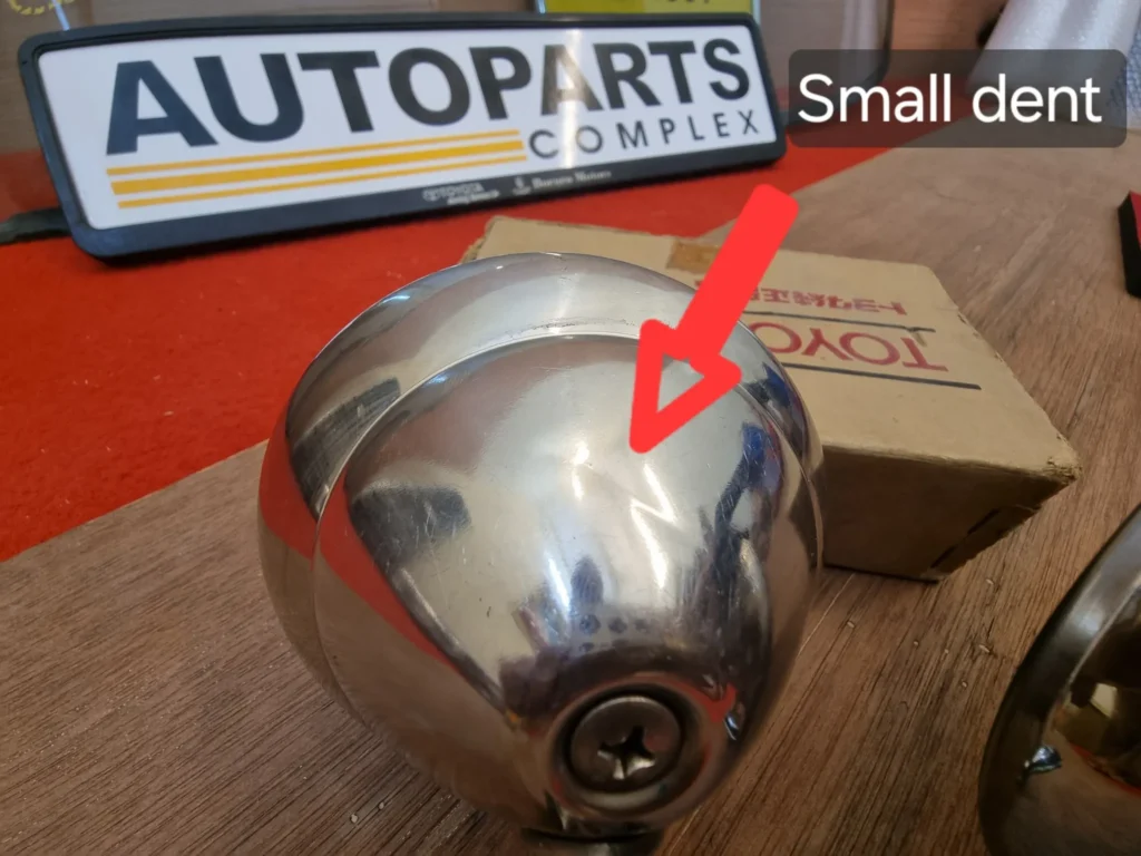 Old-school Semi bullet type fender mirrors 5