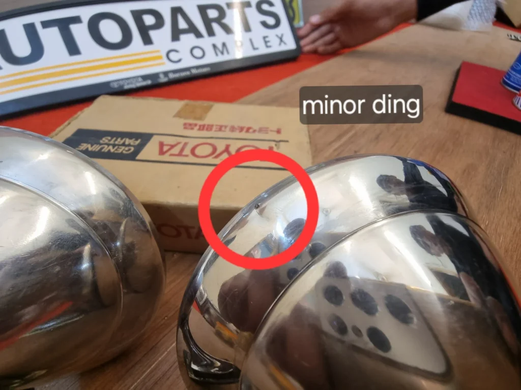 Old-school Semi bullet type fender mirrors 6