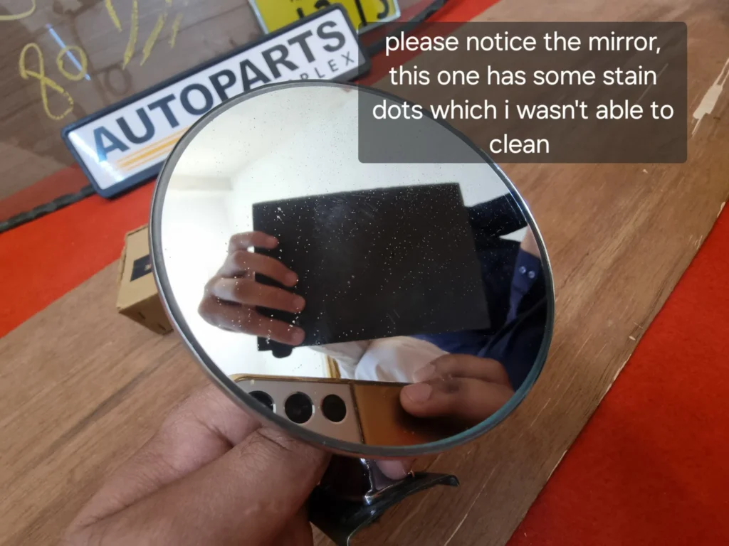 Old-school Semi bullet type fender mirrors 8