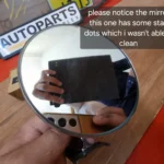 Old-school Semi bullet type fender mirrors 8