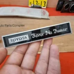Toyota Favor No Fumar 1970s 1980s interior plate 2