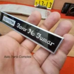 Toyota Favor No Fumar 1970s 1980s interior plate 4