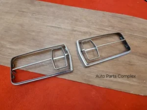 Toyota corona rt40 1965 1966 1967 1968 tail lights chrome bezels surrounds 1