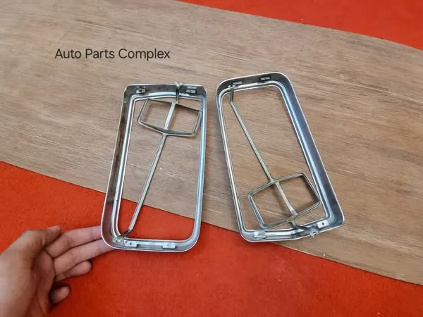 Toyota corona rt40 1965 1966 1967 1968 tail lights chrome bezels surrounds 4