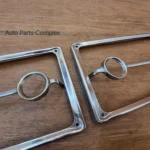 Toyota corona rt40 1965 1966 1967 1968 tail lights chrome bezels surrounds 6