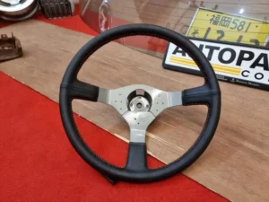 Ae86 steering wheel handle leather stitched refurbished 1