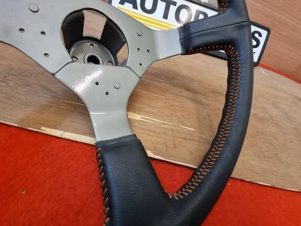 Ae86 steering wheel handle leather stitched refurbished 2