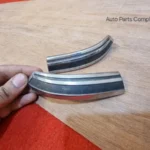 Corolla 1973 1974 Hi-deluxe trunk chrome trim side fender pieces 2
