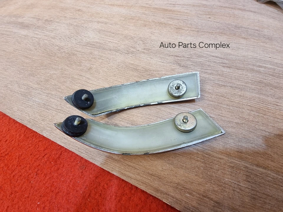 Corolla 1973 1974 Hi-deluxe trunk chrome trim side fender pieces 5