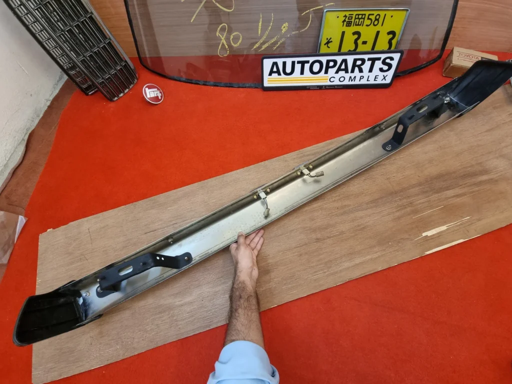 Corolla 1980 1981 sedan rear chorome bumper 10