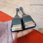 Corolla 1980-83 OEM seat belt buckles in Brown and blue colors 6