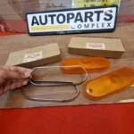 Corolla ke10 ke11 ke15 ke17 front bumper indicator lenses with chrome surrounds 5