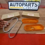 Corolla ke10 ke11 ke15 ke17 front bumper indicator lenses with chrome surrounds 6
