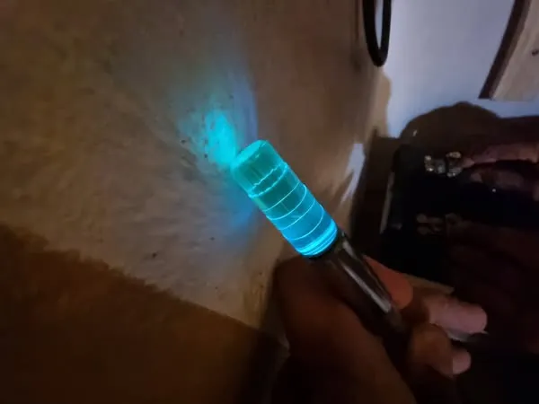 Old school Parking pole with light up tip 5