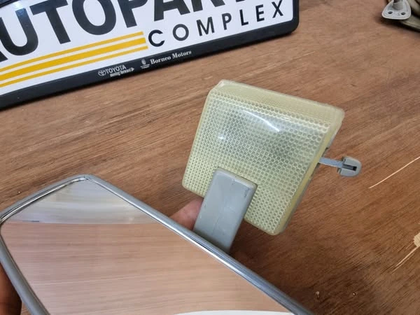 Toyota Hilux pickup 4runner 1984 1985 1986 1987 1988 rear view mirror (Grey) 3