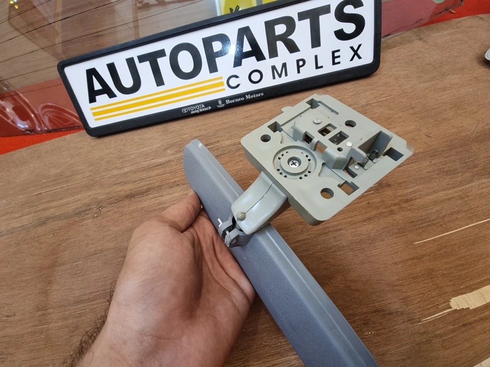 Toyota Hilux pickup 4runner 1984 1985 1986 1987 1988 rear view mirror (Grey) 6