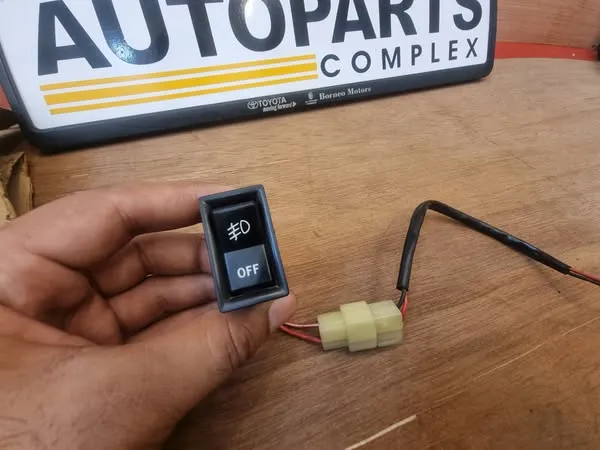 1980s 1990s Toyota OEM fog lamps switch with harness 1